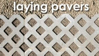 laying pavers [upl. by Snevets]