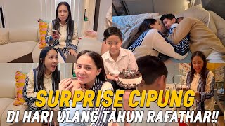 HAPPY BIRTHDAY RAFATHAR SURPRISE TENGAH MALEM DARI RAFFI NAGITA MALAH GAGAL [upl. by Elson33]