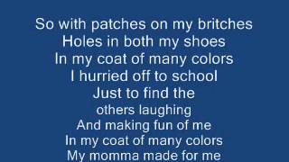 Coat Of Many Colors Dolly Parton With Lyrics [upl. by Aihcsrop]