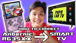 How to connect Anbernic RG35xx to TV  Tutorial [upl. by Melina]