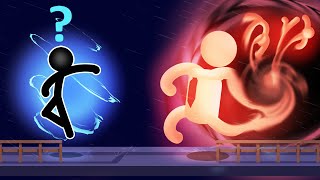 SECRET Stickman Uses Powerful BLACK HOLE Super Weapon  Stick It To The Stick man Gameplay [upl. by Erfert]