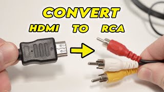 HDMI to RCA  How to Convert [upl. by Seigler900]