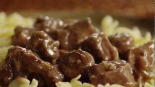 How to Make Beef Tips and Noodles  Allrecipescom [upl. by Nonnair]