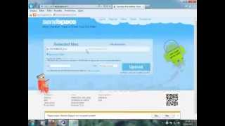 Tutorial de como enviar arquivos pelo SendSpace [upl. by Ahseyd392]
