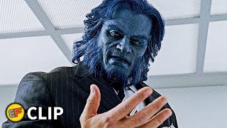 Hank McCoy Visits Worthington Labs Scene  XMen The Last Stand 2006 Movie Clip HD 4K [upl. by Hanimay]