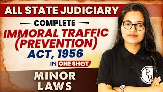 Immoral Traffic Prevention Act 1956 One Shot  Minor Law  All State Judiciary Exam [upl. by Haidebej]