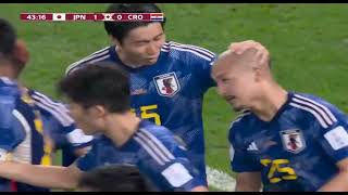 Daizen Maeda Goal vs Croatia [upl. by Kusin299]