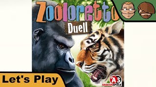 Zooloretto Duell  Brettspiel  Lets Play [upl. by Yentroc]