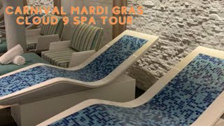 Need a Break Take a Tour of the Incredible Cloud 9 Spa and Thermal Suite at Carnival Mardi Gras [upl. by Poll]