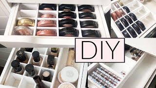 DIY 😍 PERFEKTE IKEA ALEX MAKE  UP ORGANISATION 😍 AUFBEWAHRUNG [upl. by Rother]