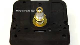 How to Install Hour and Minute Clock Hands [upl. by Emanuele]