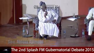 The 2nd Splash FM Oyo State Gubernatorial Debate 2015 Part 3 [upl. by Saylor]