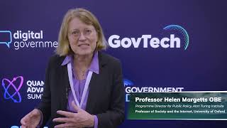 Professor Helen Margetts OBE speaks at GovTech 2022 [upl. by Mignon604]