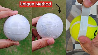 How to Tape a Tennis Ball for Cricket Match In Just 2  Minutes Tape Ball Tennis Ball Taping [upl. by Calvo385]