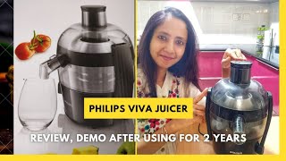 Juicer Philips Viva Collection  Review and Demo after using for 2 years Is this the best juicer [upl. by Lynus510]