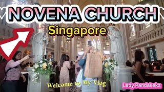 NOVENA CHURCH SINGAPORE  LADY PANDAKEKZ  shortvideo viral novenachurch beautiful asmr [upl. by Nagear18]