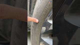 shorts Car tyres पर लिखे नंबर और शब्दों का क्या मतलब होता है [upl. by Demb154]