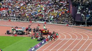 London 2012  800 m  David Rudisha 140quot91 [upl. by Ethelin200]