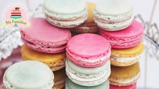 ¡COMO HACER MACARONS  MIS PASTELITOS [upl. by Airet]