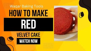 How to make waqarbakingtools premix Red Velvet Cake Powder😍 [upl. by Ainitsirc]