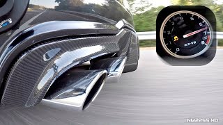 2012 Mercedes C63 AMG W204 with Milltek DECAT PURE EXHAUST NOTE  M156 62 NA V8 Engine Sounds [upl. by Cadell]