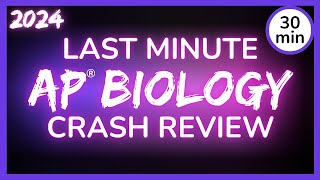 2024 Last Minute Crash Review AP Biology Exam CRAM Study Session [upl. by Eirrab]