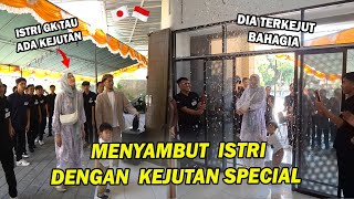 ISTRIKU SANGAT TERKEJUT BAHAGIA SAAT DI SAMBUT SPECIAL DI SEKOLAH YANG AKU DIRIKAN  BANGGA [upl. by Yrellam]