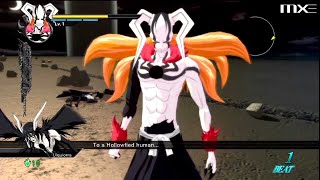 Bleach Soul Resurreccion  Hollowfied Ichigo vs Ulquiorra Gameplay 1080p HD [upl. by Acimahs708]