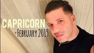 CAPRICORN February 2019  CELEBRATION  OMEN  Good News amp LOVE  Capricorn Horoscope Tarot [upl. by Hendrickson525]