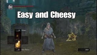 Dark Souls Remastered  Knight Lautrec at Firelink Shrine Easy Cheesey way [upl. by Lindly]