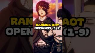 Ranking Every AOT Opening 19 [upl. by Athey]