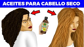 6 MEJORES ACEITES PARA CABELLO SECO y Maltratado 💜 TRATAMIENTO CASERO PARA UN PELO LARGO Y SANO [upl. by Nawek]