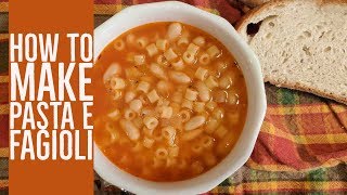 How to make Pasta Fagioli  Cara Di Falco  Caras Cucina [upl. by Lienhard]