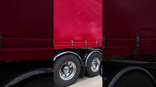 Mysterious red Bdoubles with no markings are everywhere on the motorway [upl. by Cramer]