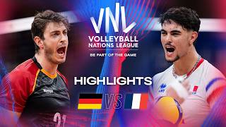 🇩🇪 GER vs 🇫🇷 FRA  Highlights  Week 3  Mens VNL 2024 [upl. by Ramsdell179]