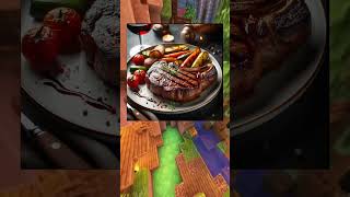 1 10 and 100 steak generated by AI foodchallenge [upl. by Yuji855]