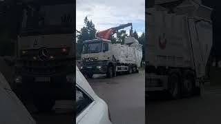 Altpapier Entsorgung Stadtwerke Rosenheim August 2024 Teil 1 MERCEDES BENZ AROCS [upl. by Brit]