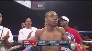 Errol Spence Jr pro debut vs Jonathan Garcia  Full fight [upl. by Aznarepse]