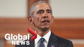 Barack Obama delivers powerful eulogy at John Lewis funeral [upl. by Acilef345]