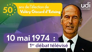 10 mai 1974  1er débat télévisé [upl. by Elamef]