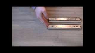 Full extension drawer slides  ball bearing runners for kitchen and bedroom drawers by Buller Ltd [upl. by Atiral]