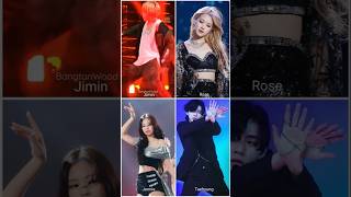 Bts vs Blackpink dance who is Best 🔥 jimin rose jennie Taehyung ytshorts btsshorts blackpink [upl. by Laumas]