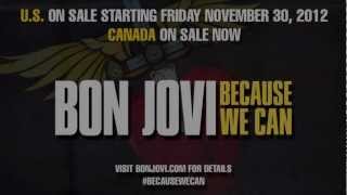 Bon Jovi Because We Can  The Tour [upl. by Notniuqal]