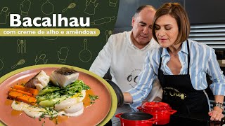 Ó Chef – RECEITA BACALHAU NO FORNO COM CREME DE ALHO c Fátima Lopes e Vítor Sobral Ep 8 [upl. by Fran]