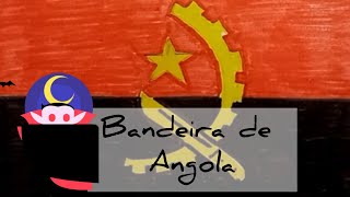 COMO DESENHAR BANDEIRA DE ANGOLA [upl. by Yatnoed]