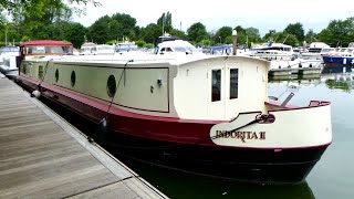 £160000 Inland boat tour  2017 Aintree Widebeam [upl. by Atteuqaj]