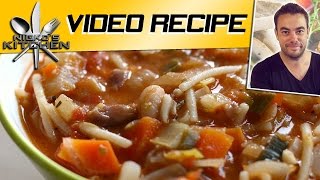 How to make Minestrone Soup [upl. by Arawaj791]