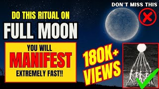 ✅Why Full Moon Rituals Speed Up Manifestation Explained  Full Moon January 2023 [upl. by Sillig]