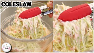 Coleslaw Recipe by YES I CAN COOK [upl. by Hulbig984]