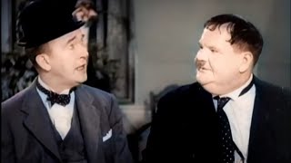 The Flying Deuces 1939 COLORIZED  Laurel amp Hardy  Wartime Comedy  Full Length Movie [upl. by Tailor]